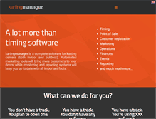 Tablet Screenshot of kartingmanager.com